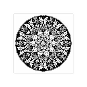 Ornamental Mandala Gummistempel
