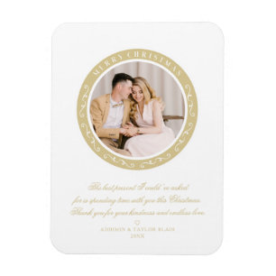 Ornamental Minimalistisch Classic Weihnachtsabend Magnet