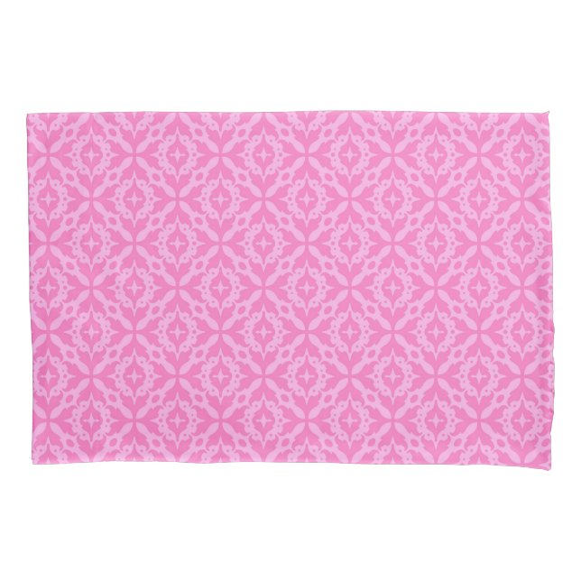 Ornamental Pink Damask Breast Cancer Awareness Kissenbezug (Vorderseite)
