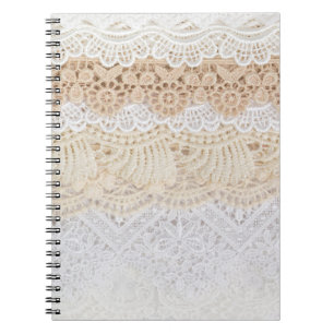 Ornamentale Florale Spitze: Elegante Kollektion Notizblock