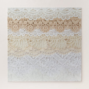 Ornamentale Florale Spitze: Elegante Kollektion Puzzle
