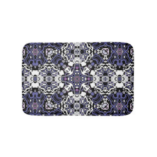 Ornamentaler geometrischer marokkanischer Kaleidos Badematte