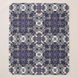 Ornamentaler geometrischer marokkanischer Kaleidos Sherpadecke