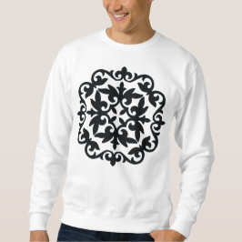 Ornamentales Blumendesign Sweatshirt