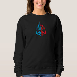 Ornamentales Blumendesign Sweatshirt