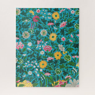 Ornamentales Blumenmuster Puzzle