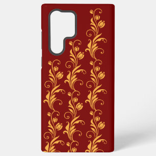 Ornamentales florales Blumendesign Samsung Galaxy Hülle