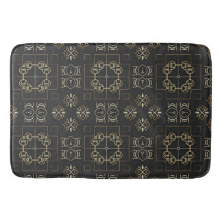 Ornamentales Medaillon Geometrisch Badematte