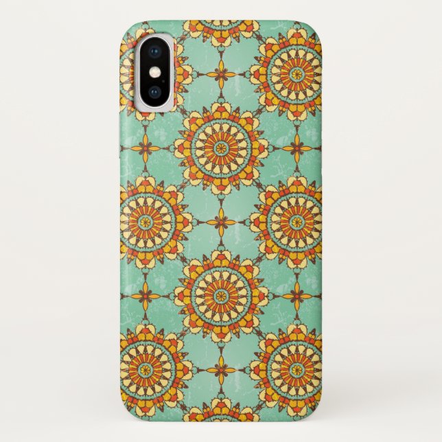 Ornamentales Muster Case-Mate iPhone Hülle (Rückseite)