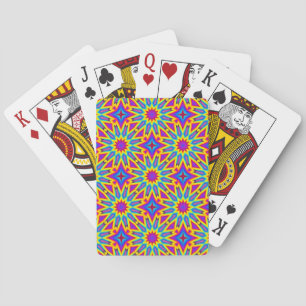 Ornamentales Muster, mehrfarbig, Spielkarten