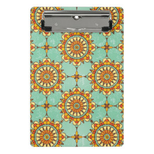 Ornamentales Muster Mini Klemmbrett