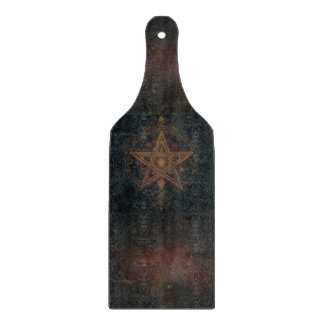 Ornamentales Pentagramm  Schneidebrett