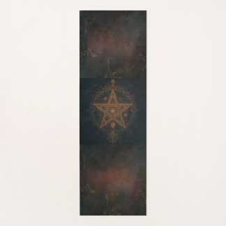 Ornamentales Pentagramm  Yogamatte