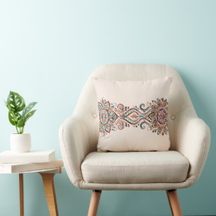 Ornamentales Soft-Color-Design, individuelles Gesc Kissen