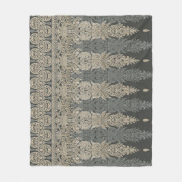 Ornamentales traditionelles Paisley-Design  Fleecedecke