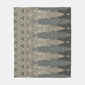 Ornamentales traditionelles Paisley-Design Fleecedecke