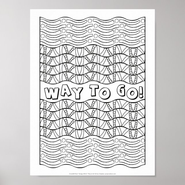 OrnaMENTALs #0161 Weg zu einer eigenen Farbe Poster (Vorne)