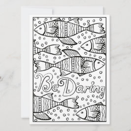 OrnaMENTALs Fish Color Your Own