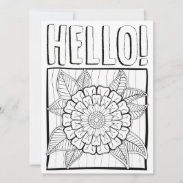 OrnaMENTALs Hallo mit Showy Bloom Farbe Ihre eigen