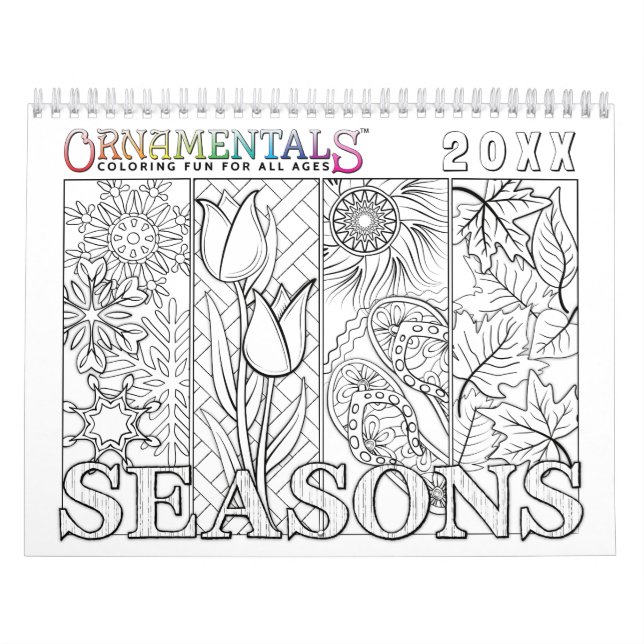 OrnaMENTALs-Jahreszeiten, die durch das Jahr Kalender (Titelbild)