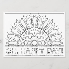 OrnaMENTALs Oh Happy Day Whimsical Farbe Ihre eige Karte