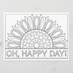 OrnaMENTALs Oh Happy Day Whimsical Farbe Ihre eige Karte