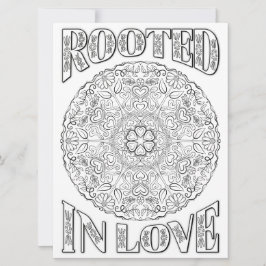 OrnaMENTALs Rooted in Liebe Mandala Color Your Own