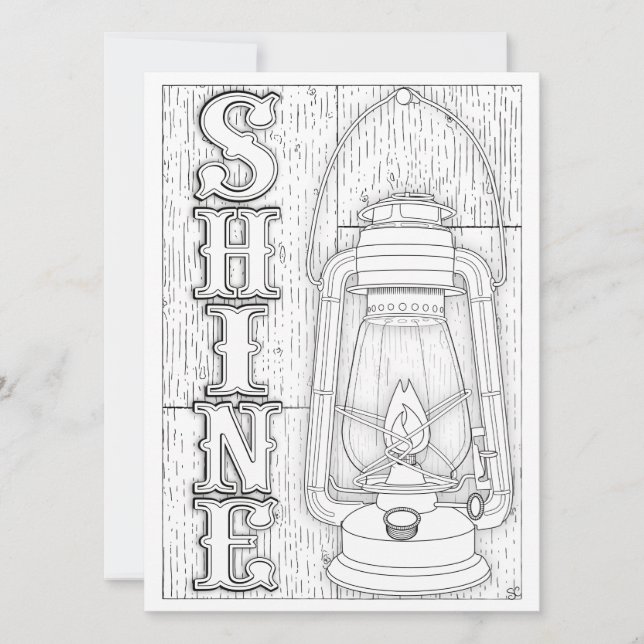 OrnaMENTALs Schwarze, antike Laternenfarbe Ihre ei (Vorderseite)