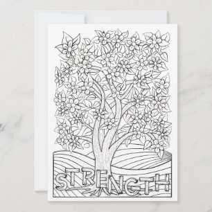 OrnaMENTALs Stärke Blühende Baumfarbe Ihre eigene