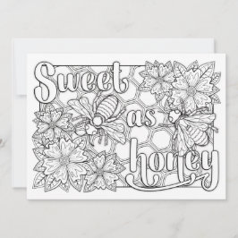 OrnaMENTALs Sweet as Honey Bees Color Your Own