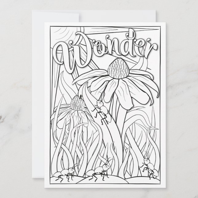 OrnaMENTALs Wunderanzen und Blume Farbe für sich (Vorderseite)