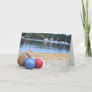 Ornamente am Strand Karte