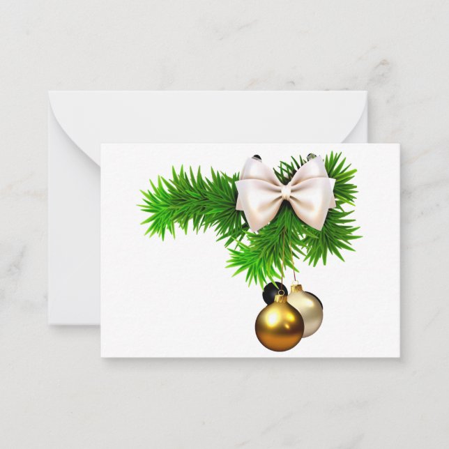 Ornamente flache Note Card Mitteilungskarte (Vorderseite)