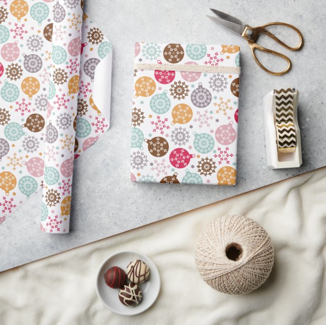 Ornamente Geschenkpapier (Basteln)