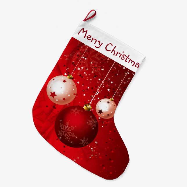 Ornamente Großer Weihnachtsstrumpf (Vorderansicht (hängend))