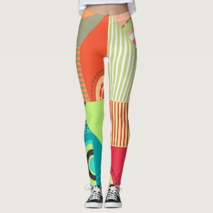 Ornamente Set: Hintergrunddesign Elemente. Leggings