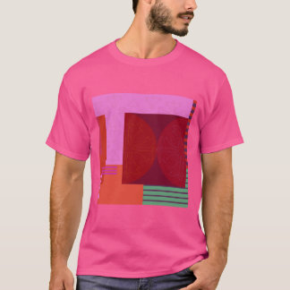 Ornamente & Streifen Design aus Formen und Farben T-Shirt