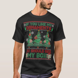 Ornamente und Boes Funny Weihnachten Ugly Sweater T-Shirt