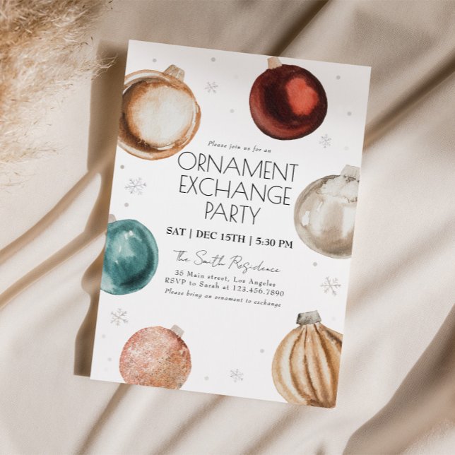 Ornamenterwechsel Weihnachtsfeiertage Party Einlad Einladung (Von Creator hochgeladen)