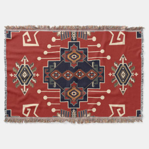 Ornamentives Rug Design: Vintag Geometrisch. Decke