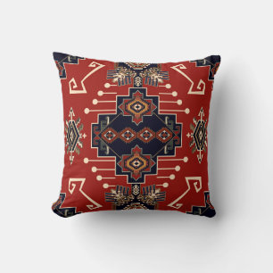 Ornamentives Rug Design: Vintag Geometrisch. Kissen
