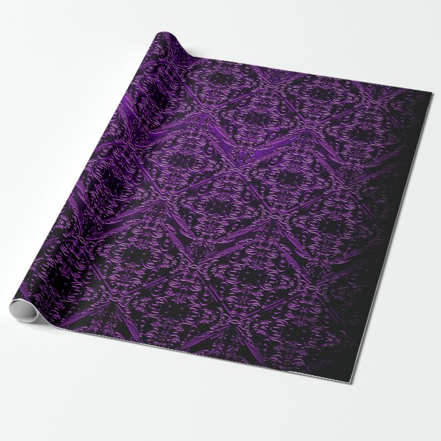Ornamentmuster Geschenkpapier (Ungerollt)