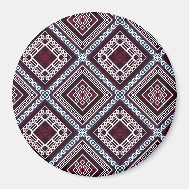 Ornamentmuster Magnet (Vorne)