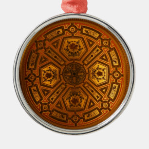 Ornamnt - Deckenmuster von Musikverein, Wien Silbernes Ornament