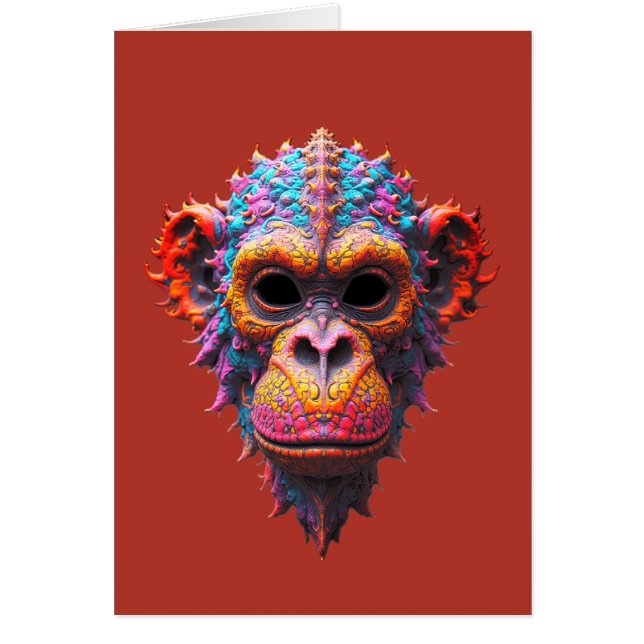 Ornate Chimp Mask (Vorne)