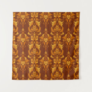 Ornate Damast: Vintage Elegante Tapete Wandteppich