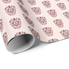 Ornate Floral Wrapping Paper Geschenkpapier