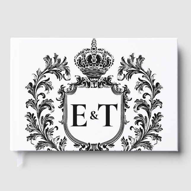 Ornate Laurel & Filigree, Gästebuch (Vorderseite)
