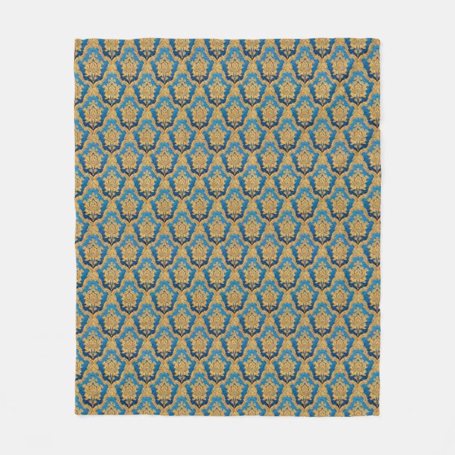 Ornate Pattern Fleece Blanket (Vorderseite)