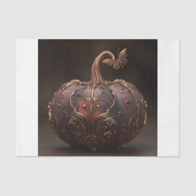 Ornate Pumpkin Seidenpapier (Vorderseite)